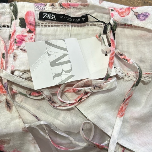 Zara floral crop top - Picture 8 of 9